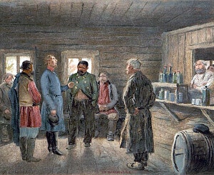 Рассказ И.&nbsp;С.&nbsp;Тургенева «Певцы». Художник П.&nbsp;П.&nbsp;Соколов, 1891 г.