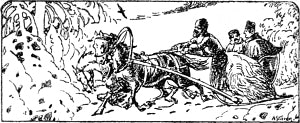 Заставка к повести И. С. Тургенева «Два приятеля». Издание 1921 г.