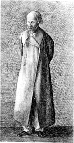 М. Брянцева. И. С. Тургенев, «Нахлебник». Портной — А. Н. Кудрявцев. 1904 — 1917 гг.