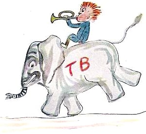 Иллюстрация к рассказу Герберта Уэллса «Приключения Томми». Художник Герберт Уэллс