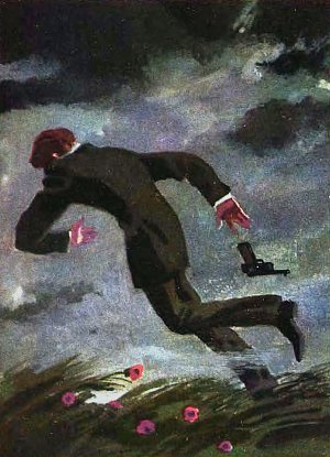 Иллюстрация к роману Г. Уэллса «В дни кометы». П. Караченцов, 1964
