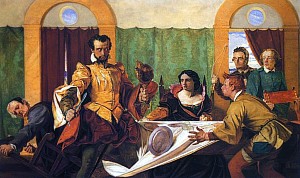 Укрощение строптивой. Художник Август Леопольд Эгг, 1860