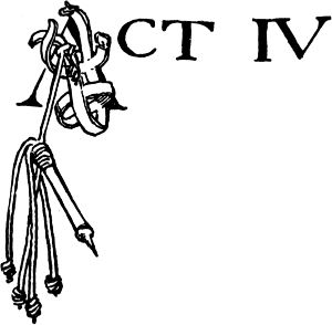 Акт IV. Заставка к пьесе Шекспира «Укрощение строптивой». Издание 1902 г.