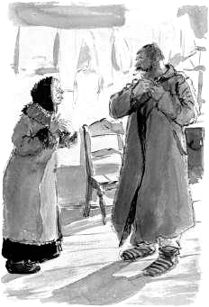 Иллюстрация к очерку Г. И. Успенского «Будка». Художник А. А. Пластов, 1936