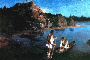 «Гонец. Восстал род на род». Худ. Н. К. Рерих (1897)