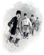Концовка к IV-й главе «Парубки гуляют» повести Н. В. Гоголя «Майская ночь, или утопленница». Художник Грабарь (Храбров) Игорь Эммануилович, 1894 г.