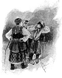 Концовка к IV-й главе повести Н. В. Гоголя «Сорочинская ярмарка». Художник Грабарь (Храбров) Игорь Эммануилович, 1893 г.