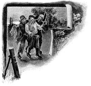 Л [Заставка к XI-й главе повести Н. В. Гоголя «Сорочинская ярмарка». Художник Грабарь (Храбров) Игорь Эммануилович, 1893 г.]