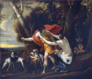 Вуэ, Симон (1590-1649), мастерская. Венера и Адонис. После 1638 г.