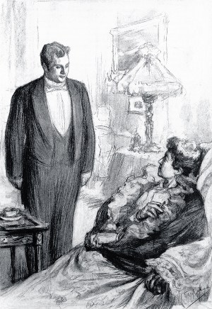 Княгиня Софья Васильевна. Иллюстрация Л. О. Пастернака к роману Л. Н. Толстого «Воскресение»