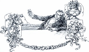 Война и мир. Том второй. Часть пятая. Иллюстрация А. П. Апсита