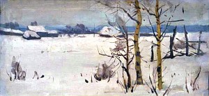 Я по первому снегу бреду. Я. А. Мацеевская, 1980-е гг.