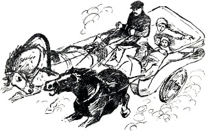 Рисунок Р. Великановой к рассказу Бориса Житкова «Красный командир». Что бывало. Детиздат ЦК ВЛКСМ, 1939