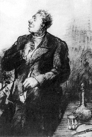 Безбедов. Иллюстрация к роману М. Горького «Жизнь Клима Самгина». Кукрыниксы, 1932-1933 гг.