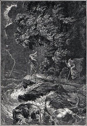 «Громобой» — баллада В. А. Жуковского. Р. Штейн (художник), Ольшевский. Конец XIX — начало XX вв.