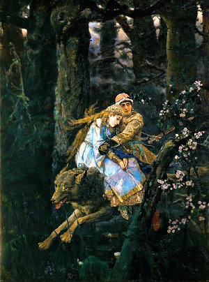 Иван-Царевич на Сером Волке. В. М. Васнецов. 1889