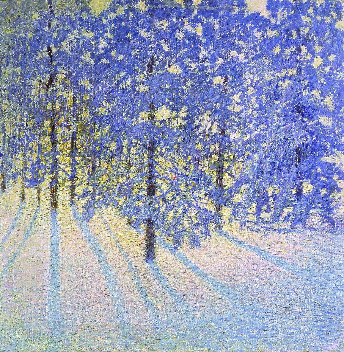 «Зимнее утро», И. Э. Грабарь, 1907