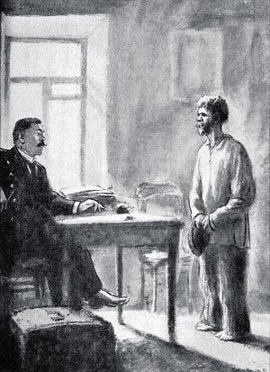 Рисунок Кукрыниксов к рассказу Чехова «Злоумышленник». 1941